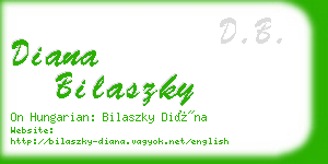 diana bilaszky business card